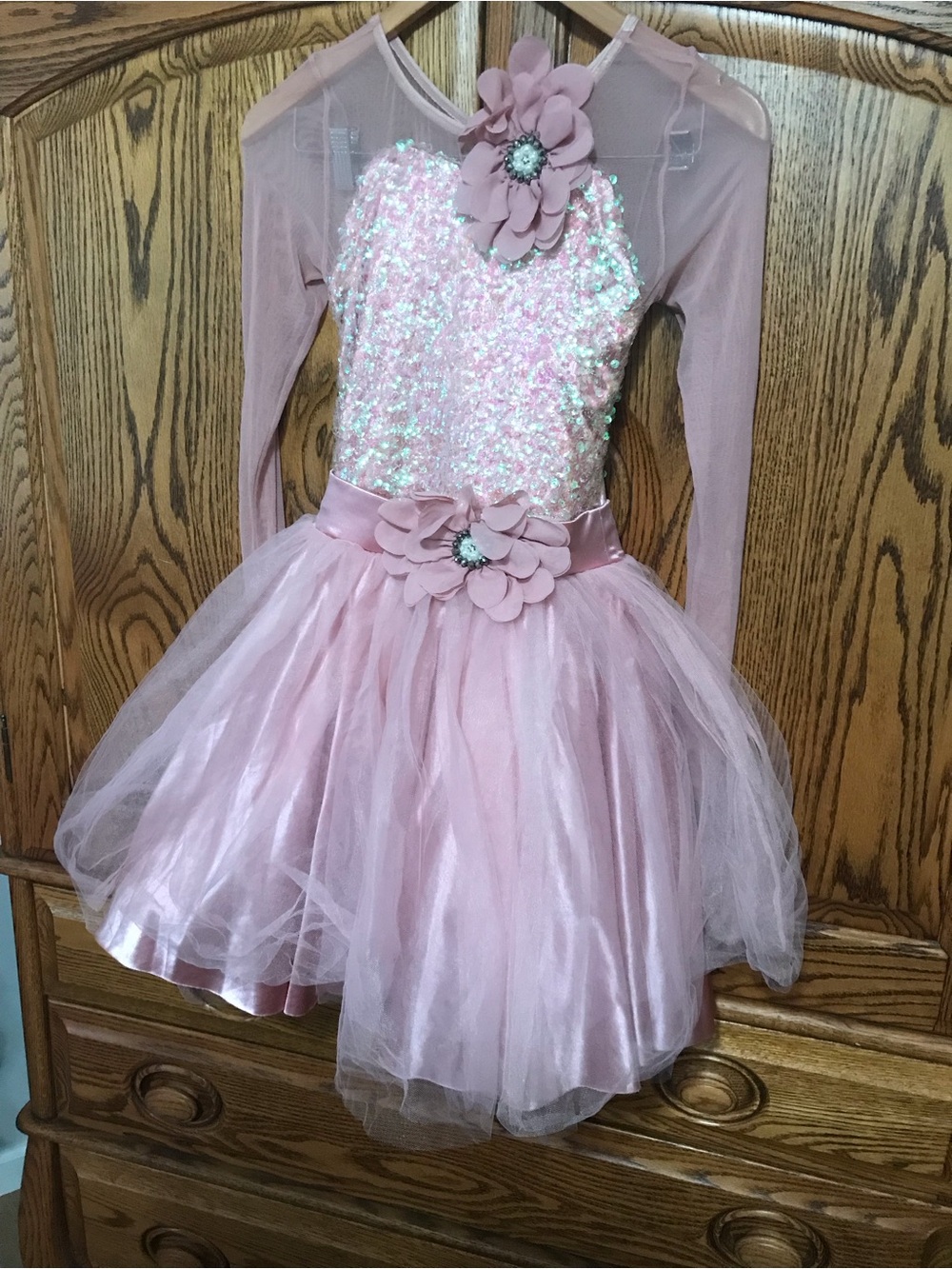 Weissman Adult Small Pink Dance Ballet Dress Tutu Sequin Costume